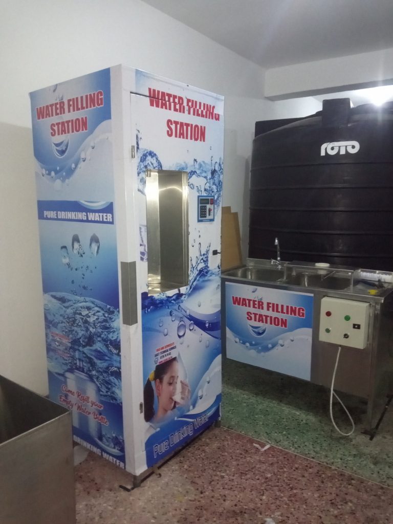 Lipa na M-Pesa integrated water vending ATM machines